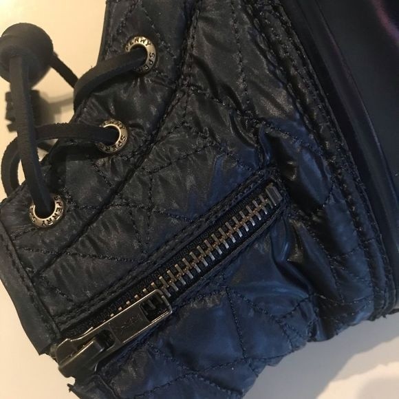 SPERRY Duck Boots Nylon Quilted Saltwater Navy STS-82681 Size 8 - Picture 4 of 10